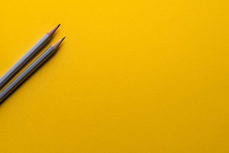 pencils-on-yellow